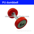 Red PU dumbbell